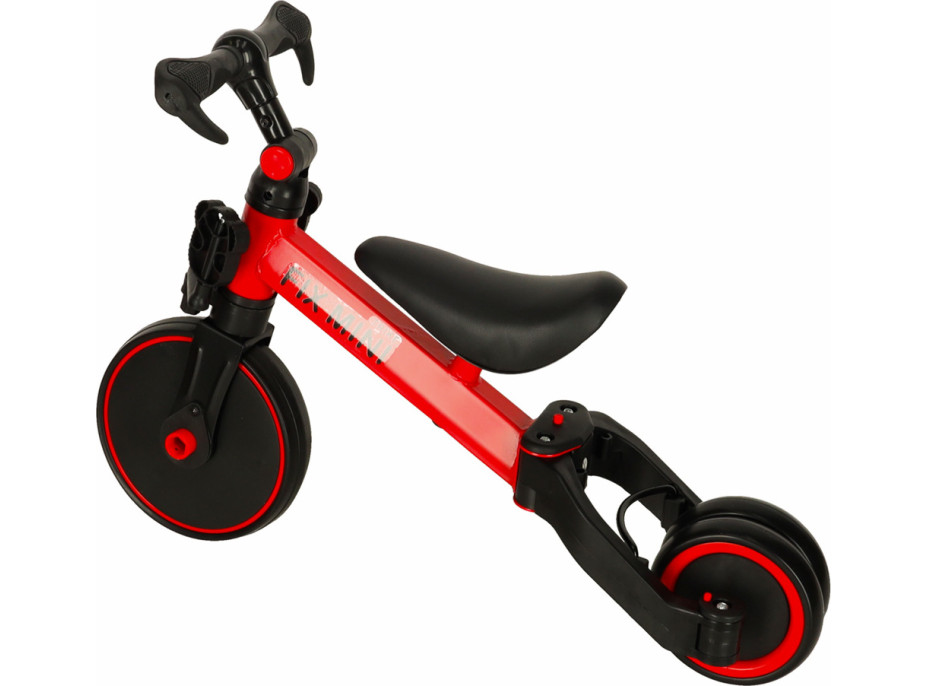 Trike Fix Mini trojkolka 3v1 s pedálmi - červená
