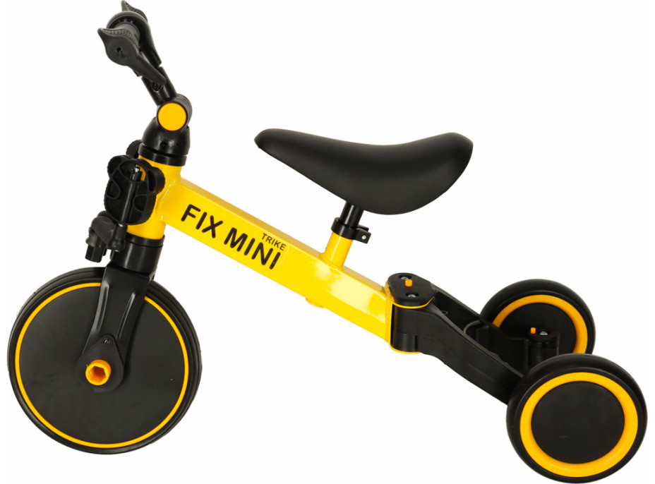 Trike Fix Mini trojkolka 3v1 s pedálmi - žltá