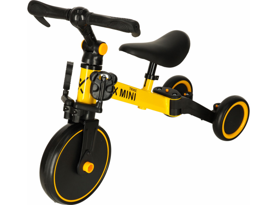 Trike Fix Mini trojkolka 3v1 s pedálmi - žltá