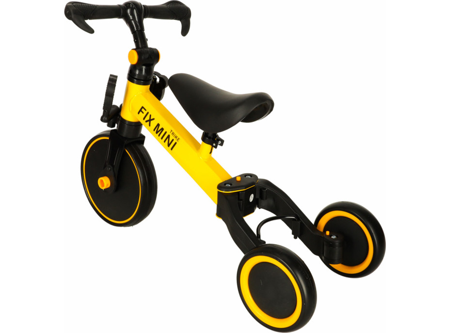 Trike Fix Mini trojkolka 3v1 s pedálmi - žltá