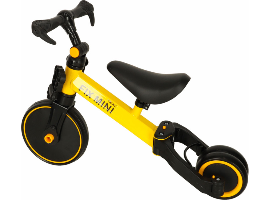 Trike Fix Mini trojkolka 3v1 s pedálmi - žltá