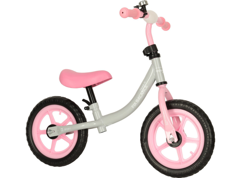 Odrážadlo Trike Fix Balance - biele/ružové