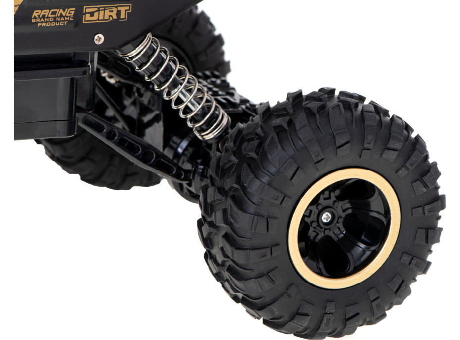 RC auto Rock Crawler 1:12 4WD METAL čierna