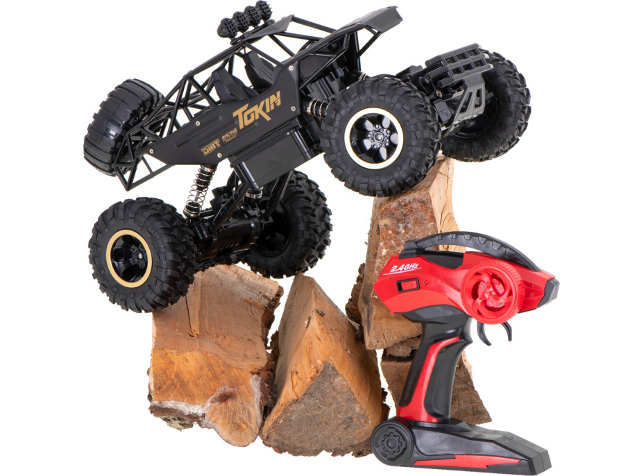 RC auto Rock Crawler 1:12 4WD METAL čierna