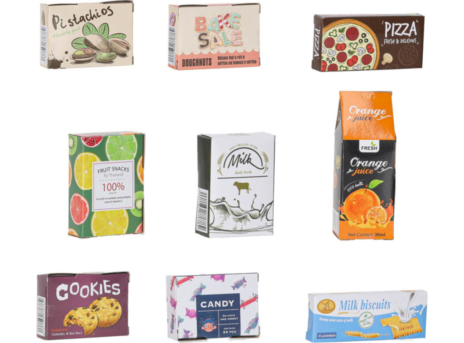 Pokladňa v supermarkete s nákupným vozíkom