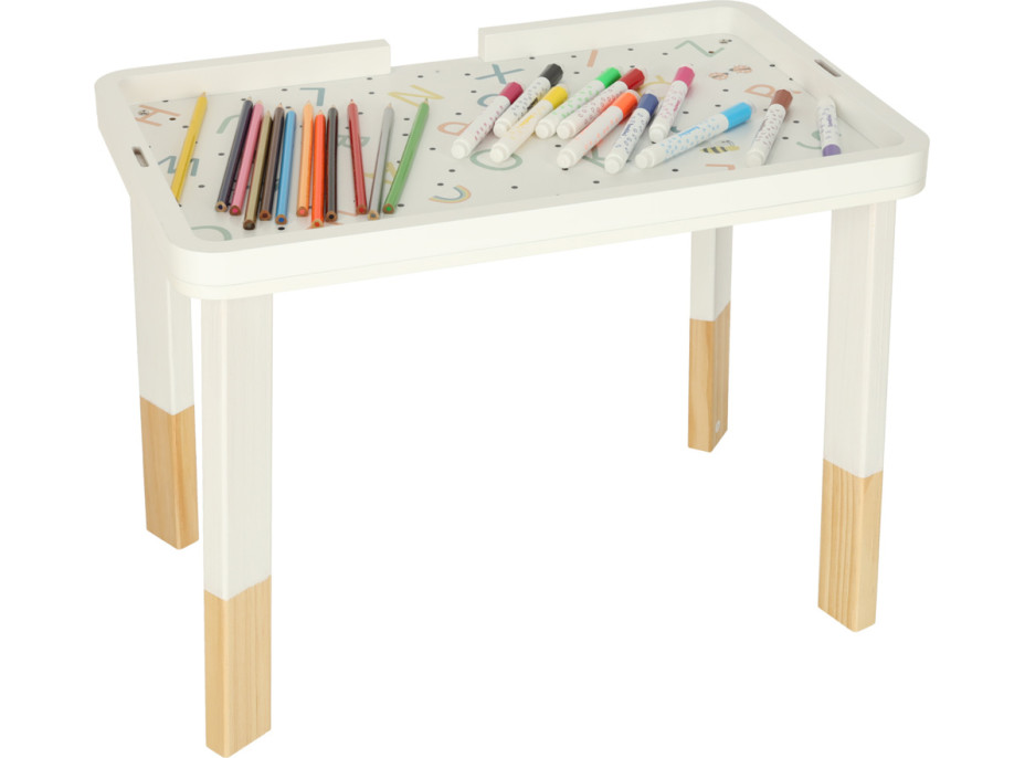 Lulilo Montessori manipulačný stolík LUDO - farebný