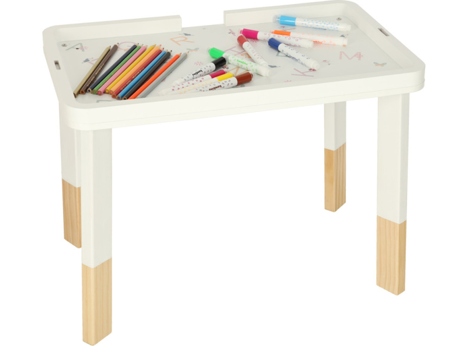Lulilo Montessori manipulačný stolík LUDO - pastelový