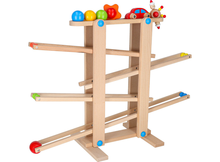 Drevená guličková dráha Montessori XXL