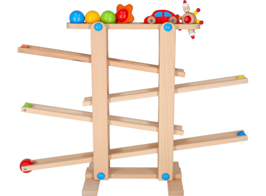 Drevená guličková dráha Montessori XXL