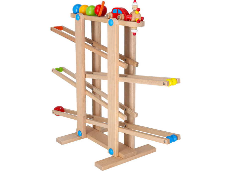Drevená guličková dráha Montessori XXL
