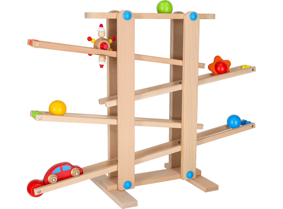 Drevená guličková dráha Montessori XXL