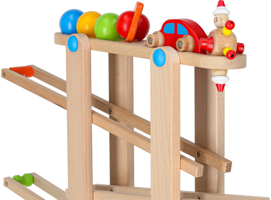 Drevená guličková dráha Montessori XXL