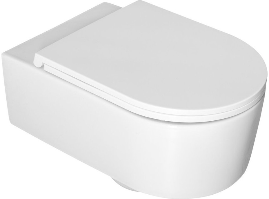 Isvea SISTEMA A závesná WC misa, Rimless, 36x53, 5cm, biela 10SL02001