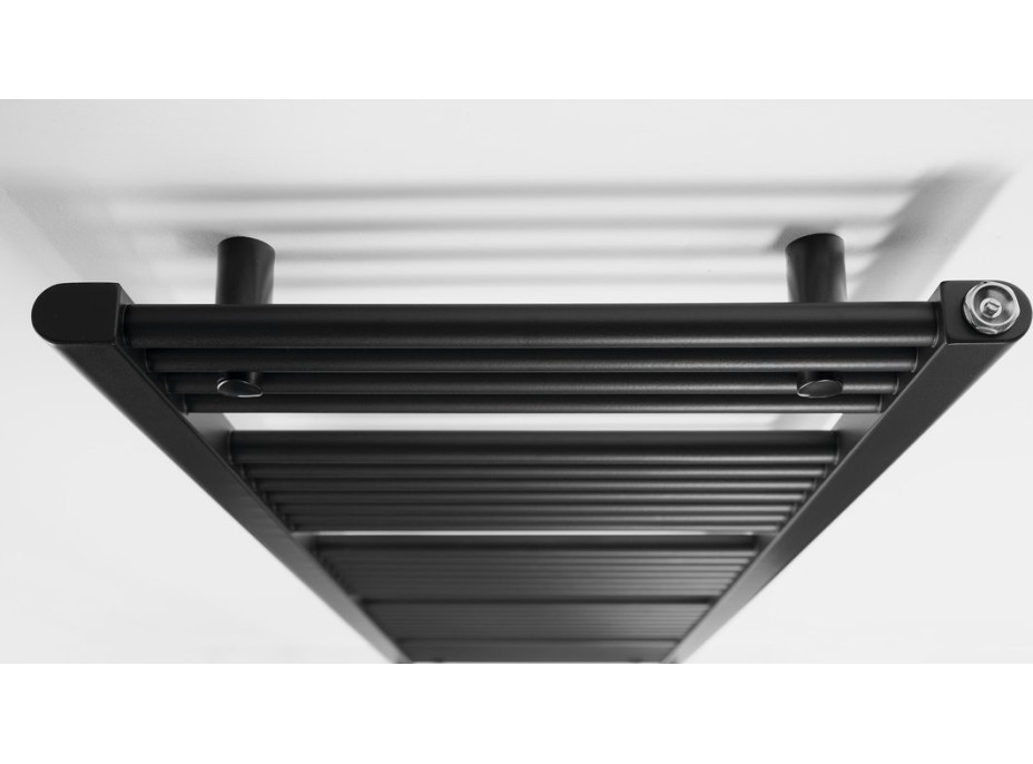 Aqualine DIRECT vykurovacie teleso s bočným pripojením 450x1680mm, čierna mat ILR64B