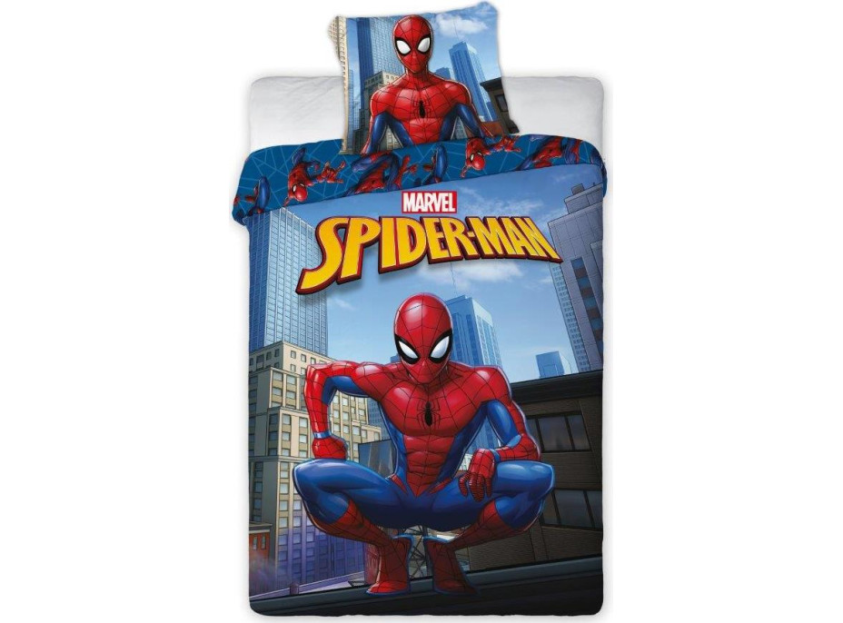 Detské bavlnené obliečky SPIDER-MAN - 140x200 cm