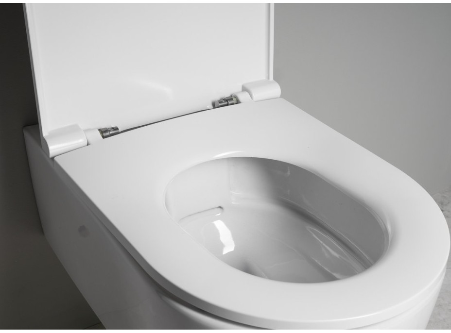 Isvea SISTEMA A závesná WC misa, Rimless, 36x53, 5cm, biela 10SL02001