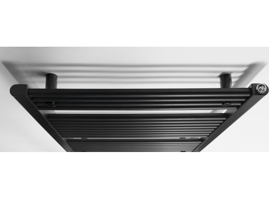 Aqualine DIRECT vykurovacie teleso s bočným pripojením 600x960mm, čierna mat ILR96B