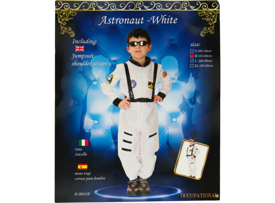 Karnevalový kostým Astronaut - veľkosť M