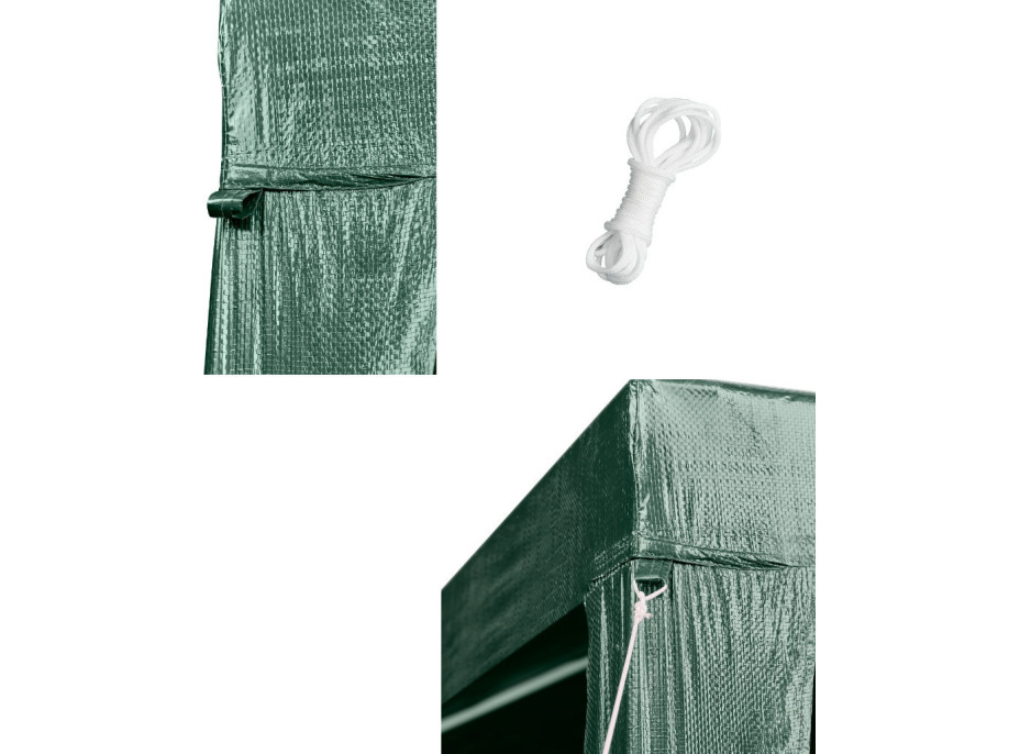 Záhradný altánok 2,5x2,5 m - zelený