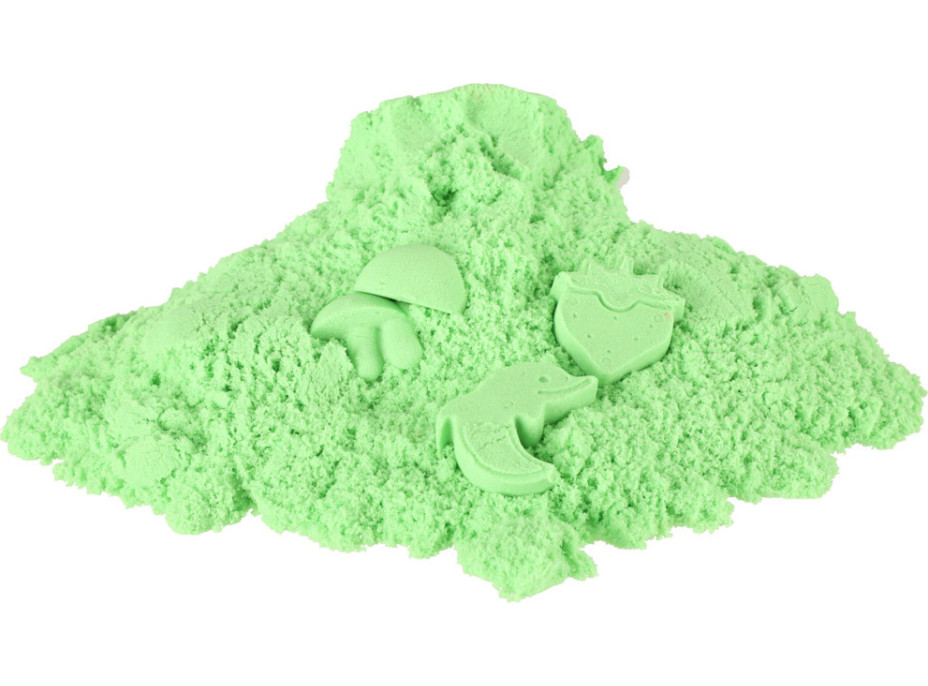 Kinetický piesok 1kg v sáčku - zelený