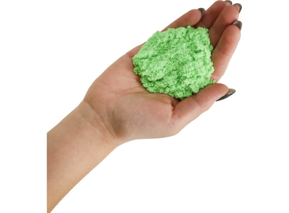 Kinetický piesok 1kg v sáčku - zelený