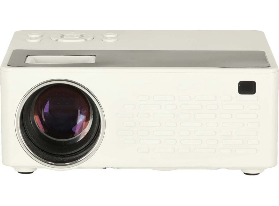 Detský prenosný projektor LED TFT LCD 16:9 1920x1080 USB 20W - biely