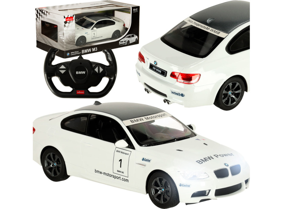 RC auto 1:14 BMW M3 biele