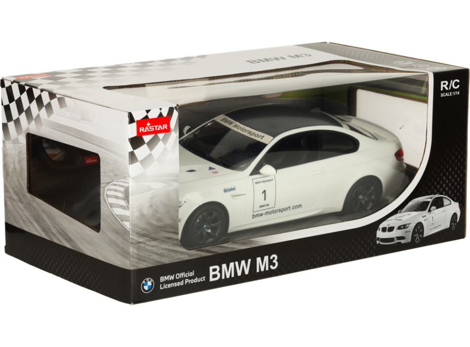 RC auto 1:14 BMW M3 biele