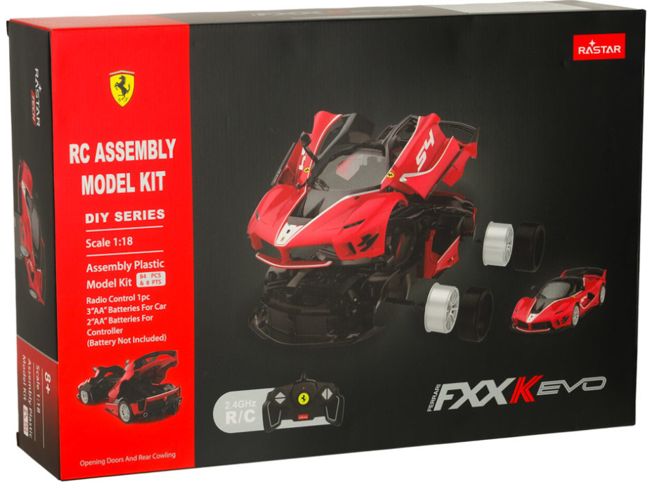 Stavebnica RC auta 1:18 Ferrari