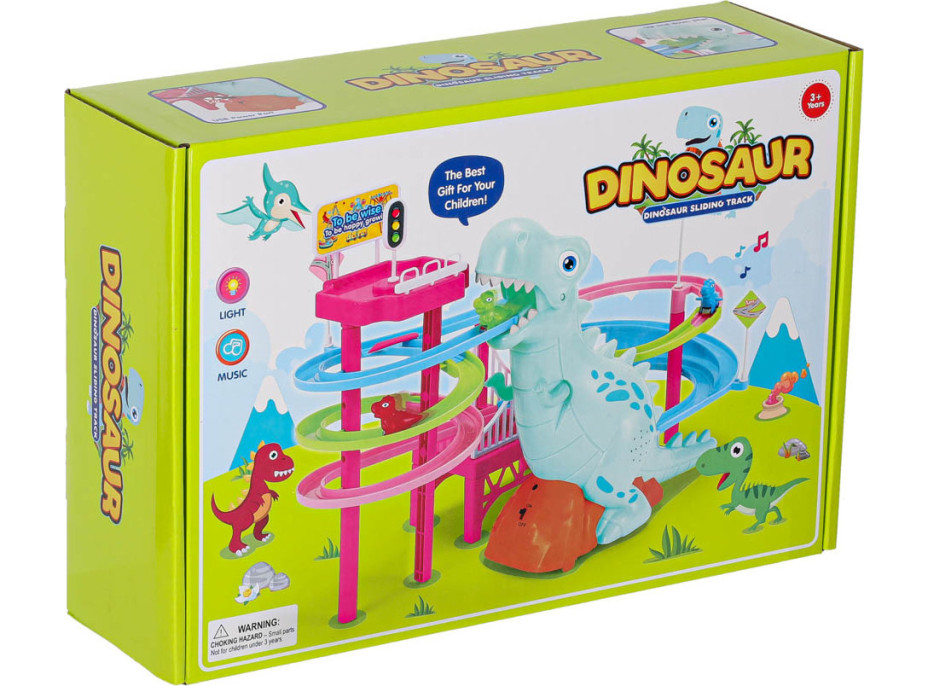 Závodná dráha Dinosaur so zvukmi a svetlami
