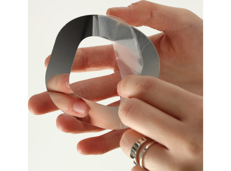 Nástenné hodiny veľké 80-120 cm - strieborné