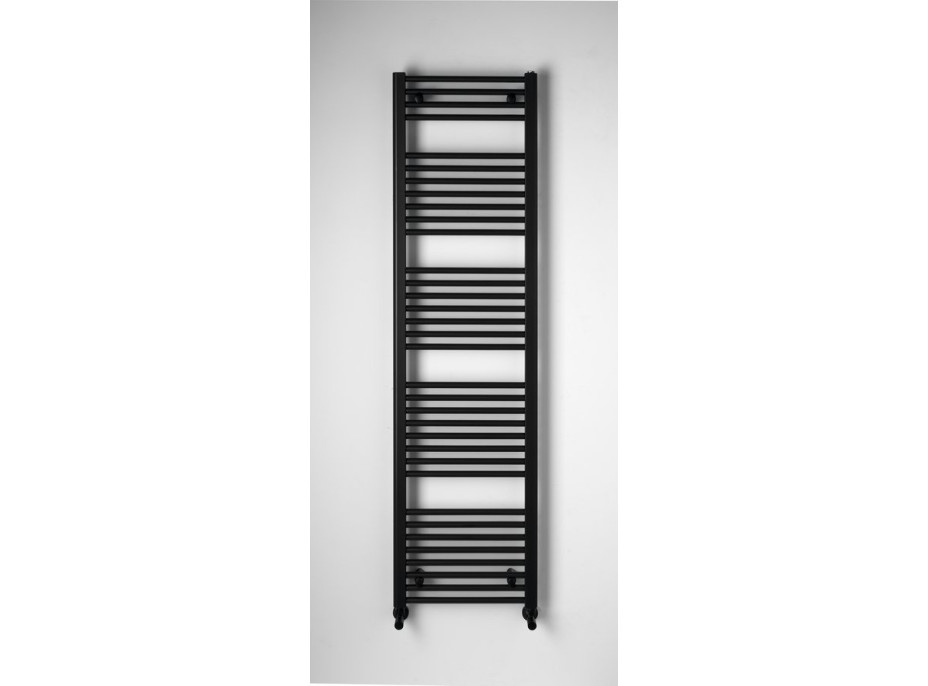 Aqualine DIRECT vykurovacie teleso s bočným pripojením 450x1680mm, čierna mat ILR64B