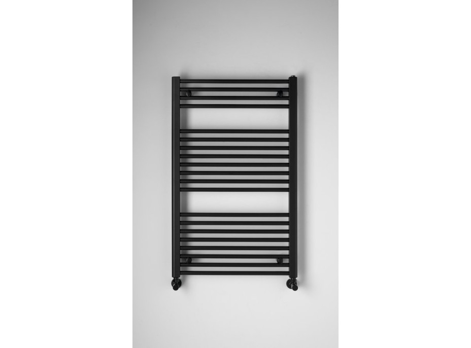 Aqualine DIRECT vykurovacie teleso s bočným pripojením 600x960mm, čierna mat ILR96B