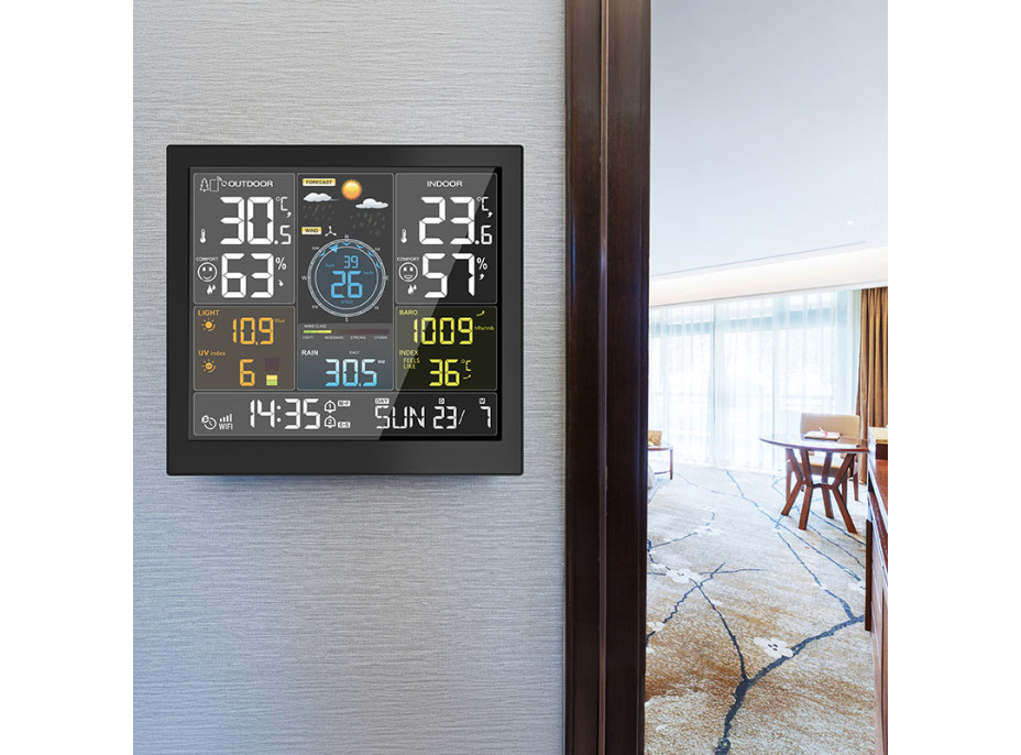 Solight profesionálny smart WIFI meteostanice