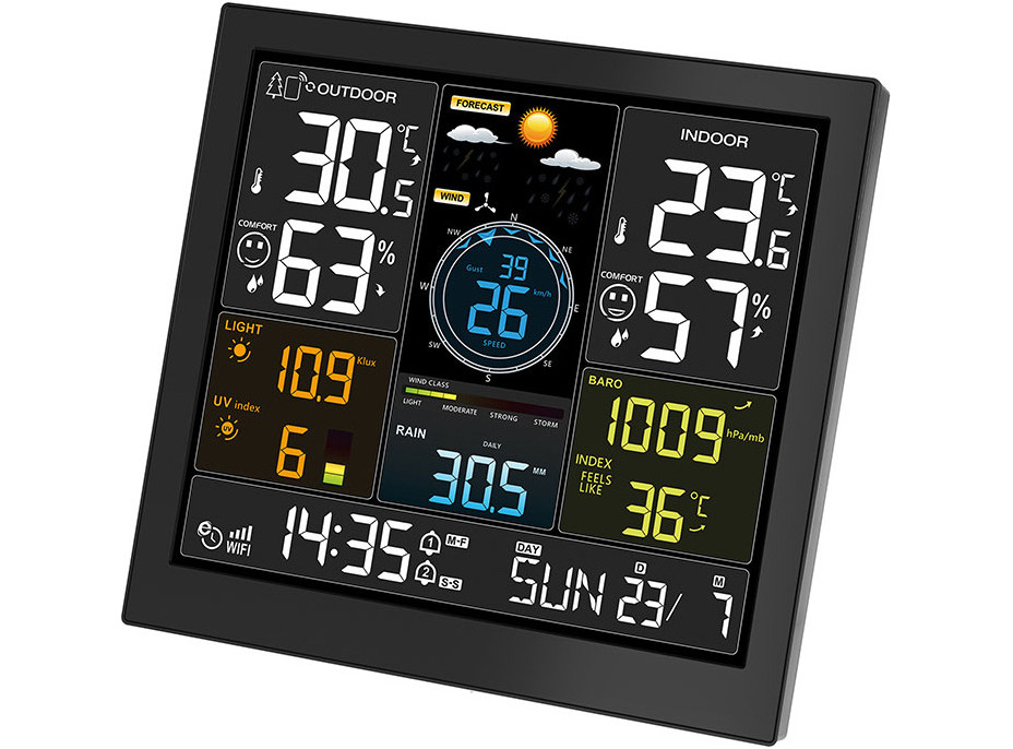 Solight profesionálny smart WIFI meteostanice