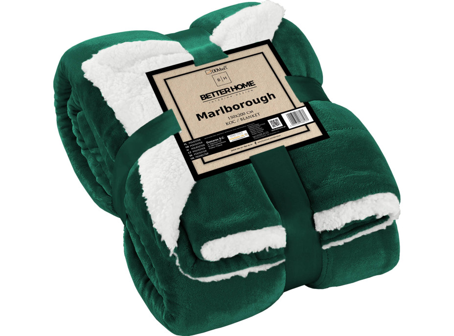 Deka MARLBOROUGH Sherpa 150x200 cm - zelená