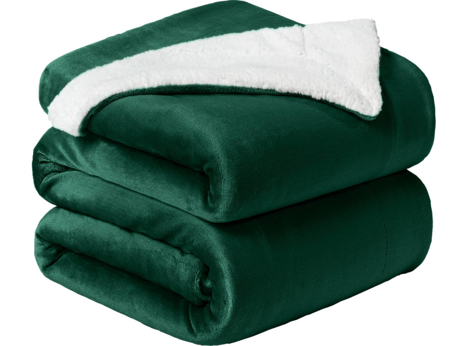 Deka MARLBOROUGH Sherpa 150x200 cm - zelená