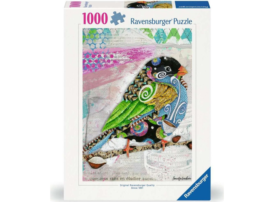 RAVENSBURGER Puzzle Abstraktný vták 1000 dielikov
