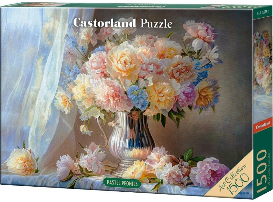 CASTORLAND Puzzle Art Collection: Pivonky 1500 dielikov