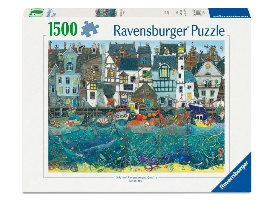 RAVENSBURGER Puzzle Báječný prístav 1500 dielikov