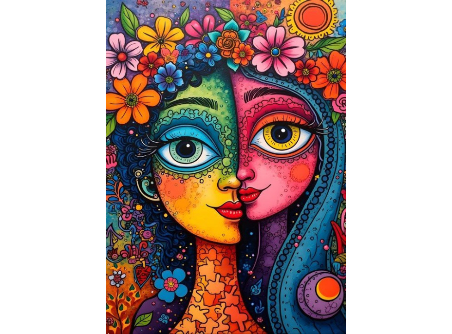 ALIPSON Puzzle Farebné duo 1500 dielikov