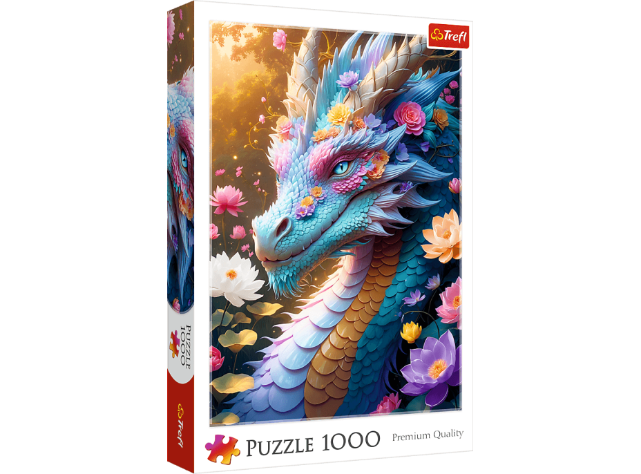TREFL Puzzle Farebný drak 1000 dielikov