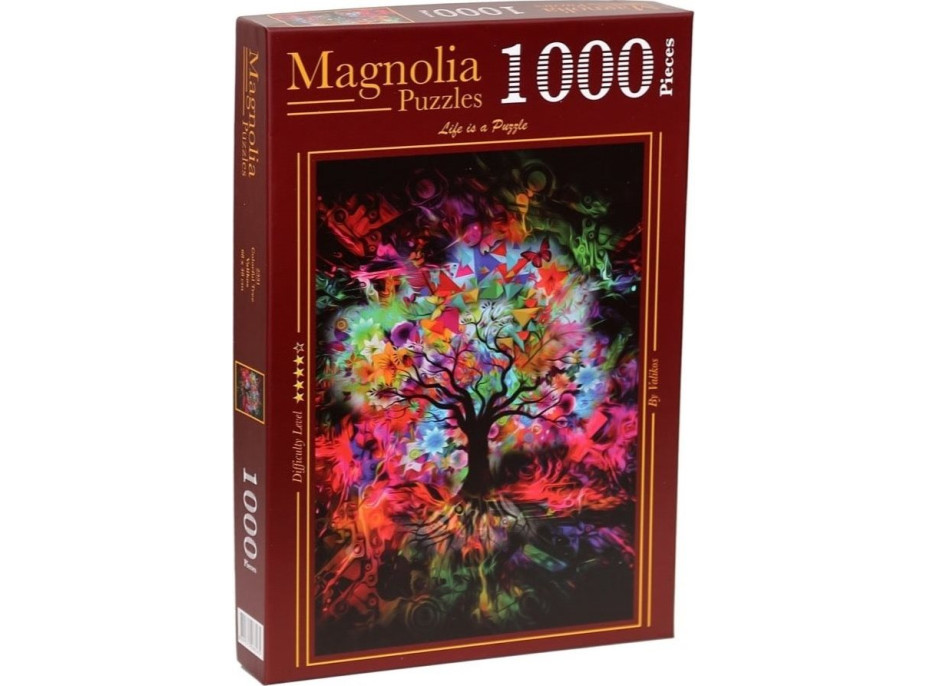 MAGNOLIA Puzzle Farebný strom 1000 dielikov