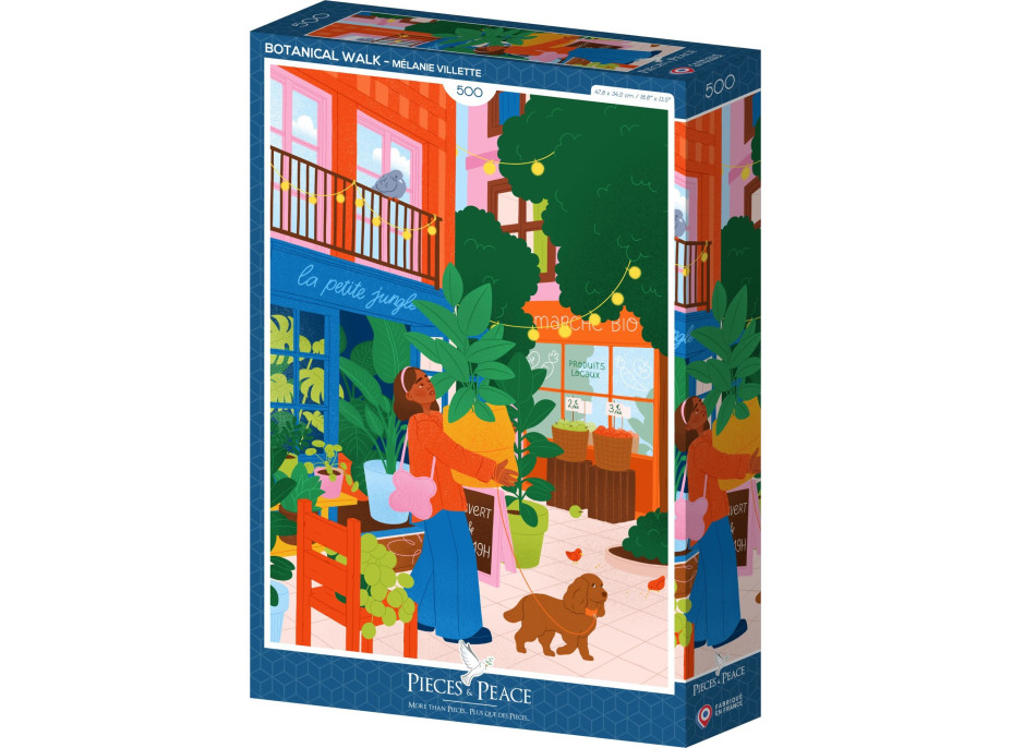 PIECES & PEACE Puzzle Botanická prechádzka 500 dielikov