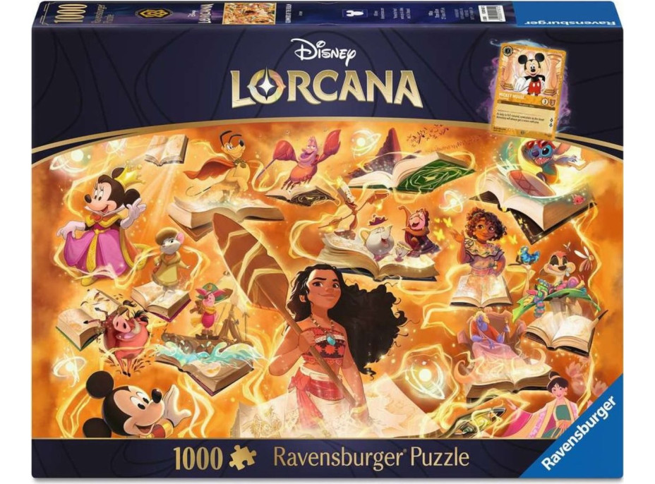 RAVENSBURGER Puzzle Disney Lorcana - Glimmers of the Realm: Jantár 1000 dielikov