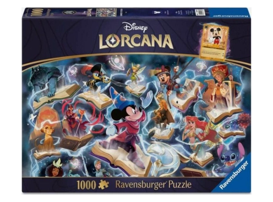 RAVENSBURGER Puzzle Disney Lorcana - Glimmers of the Realm: Oceľ 1000 dielikov