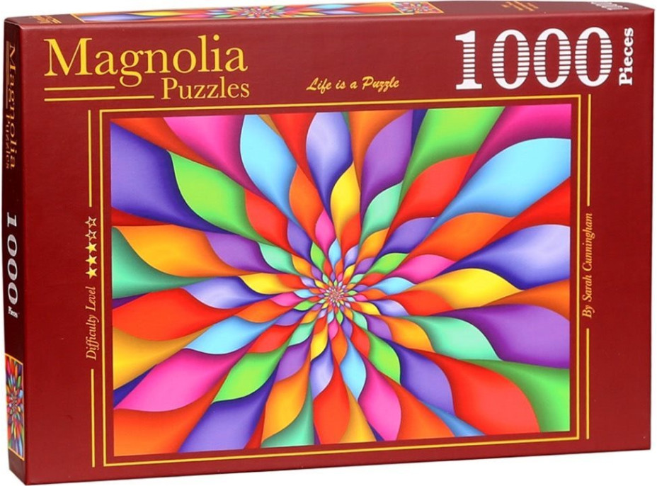 MAGNOLIA Puzzle Dúhové okvetné lístky 1000 dielikov