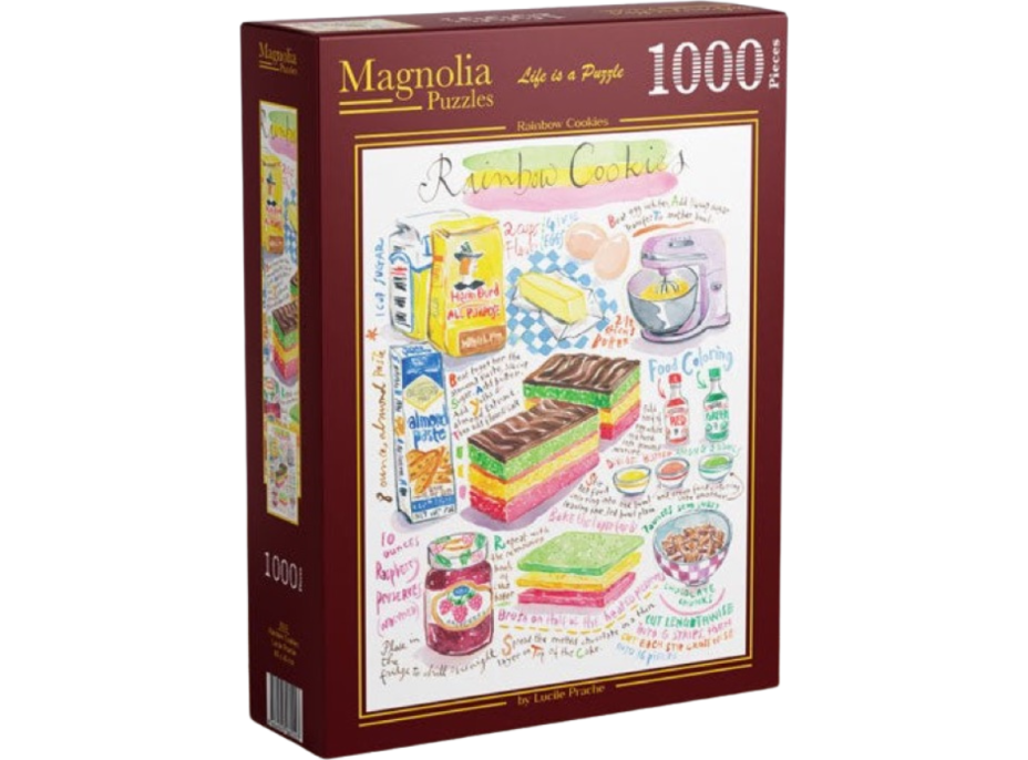MAGNOLIA Puzzle Dúhové sušienky 1000 dielikov