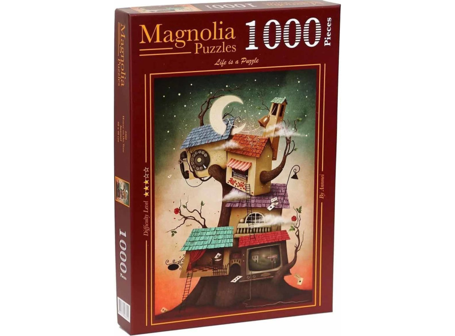 MAGNOLIA Puzzle Dom na strome 1000 dielikov