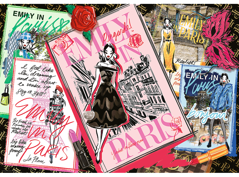 TREFL Puzzle Emily in Paris: Magazín módy 1000 dielikov
